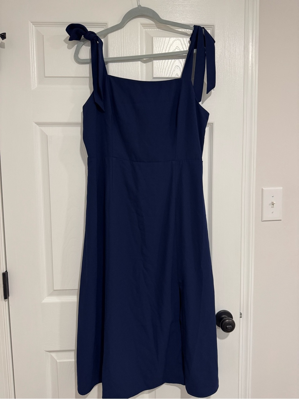 Petal & Pup Navy Tie-Shoulder Midi Dress